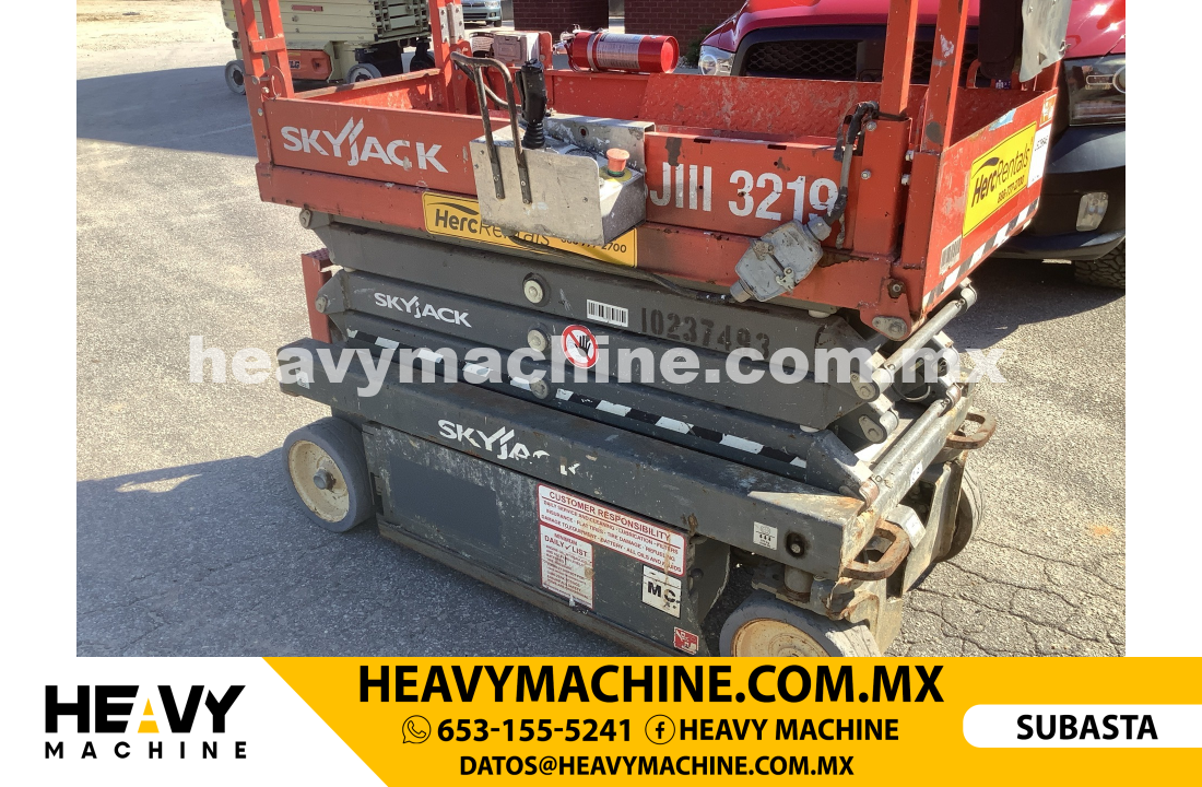 Equipo de elevación Tijera 2018 SKYJACK 3219