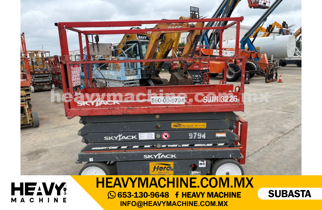 Equipo de elevación Tijera 2018 SKYJACK SJIII 3226