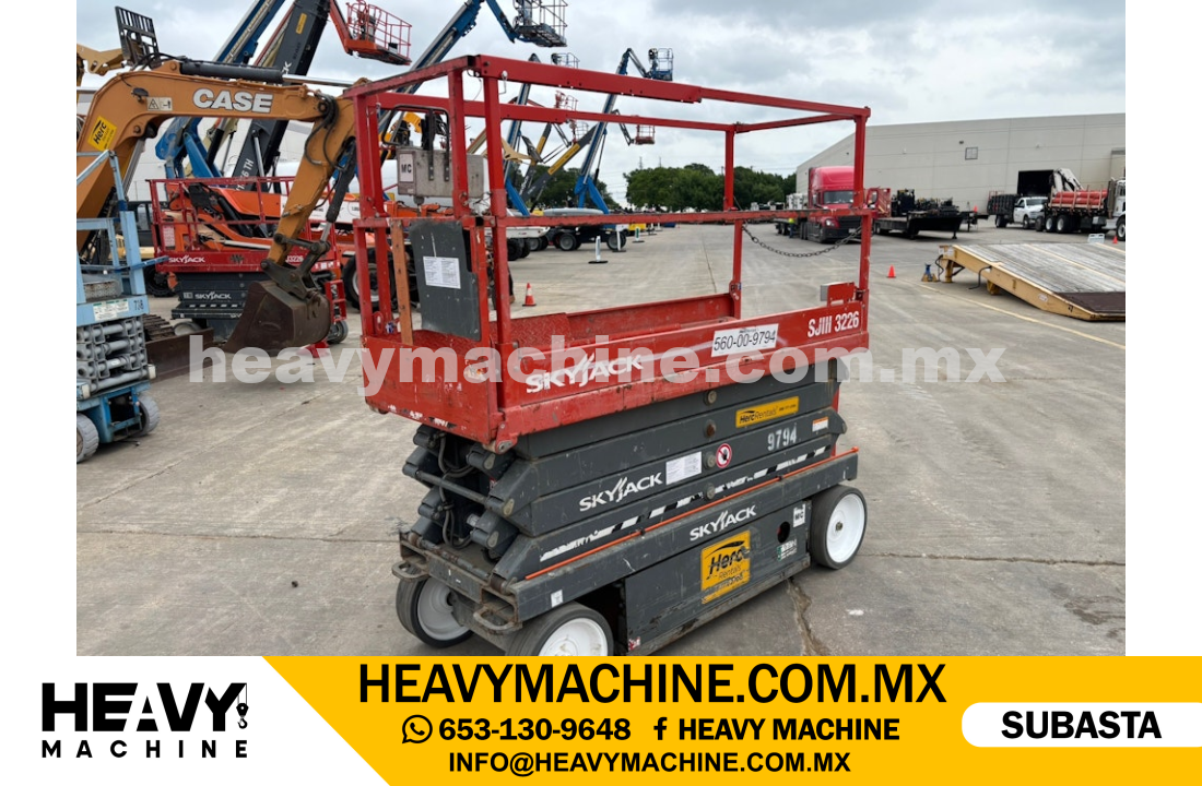 Equipo de elevación Tijera 2018 SKYJACK SJIII 3226