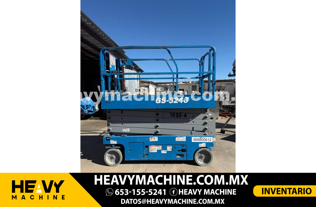 Equipo de elevación Tijera 2019 GENIE GS-3246