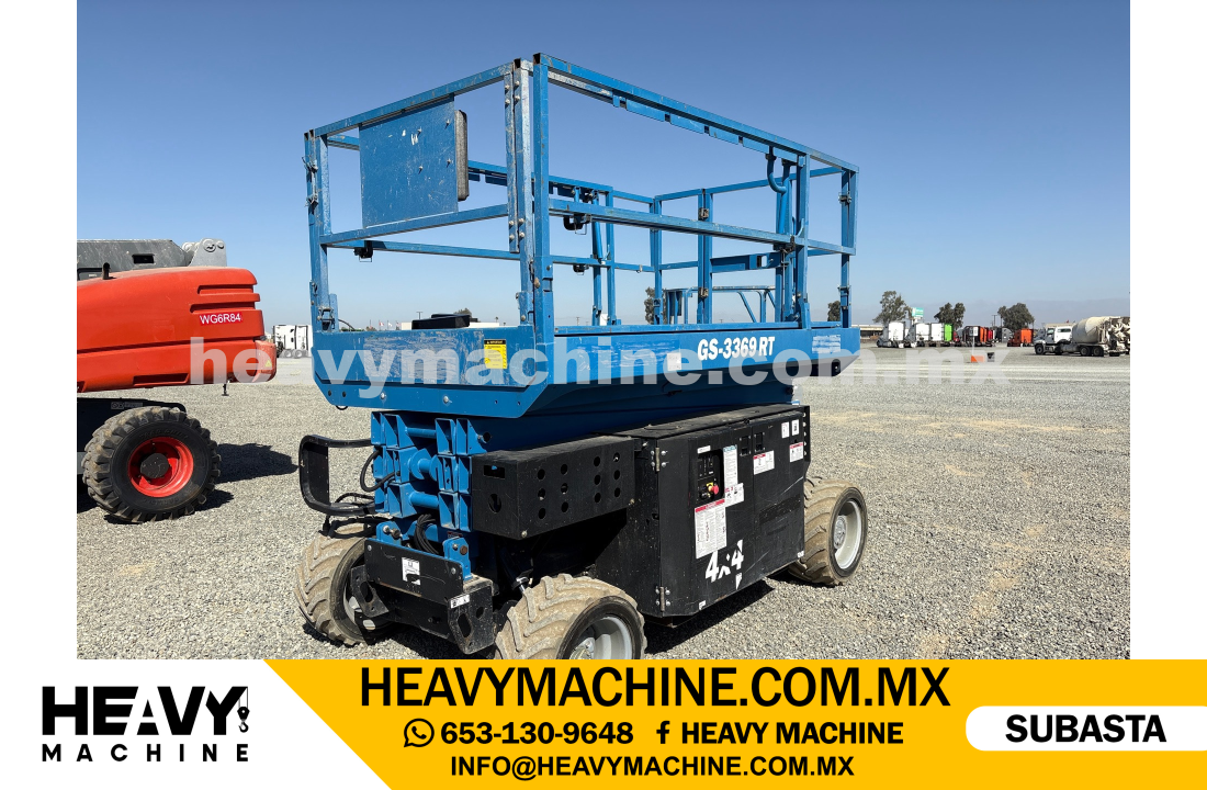 Equipo de elevación Tijera 2019 GENIE GS-3369 RT