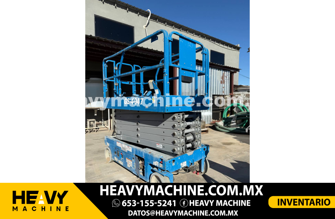 Equipo de elevación Tijera 2020 GENIE GS-4047