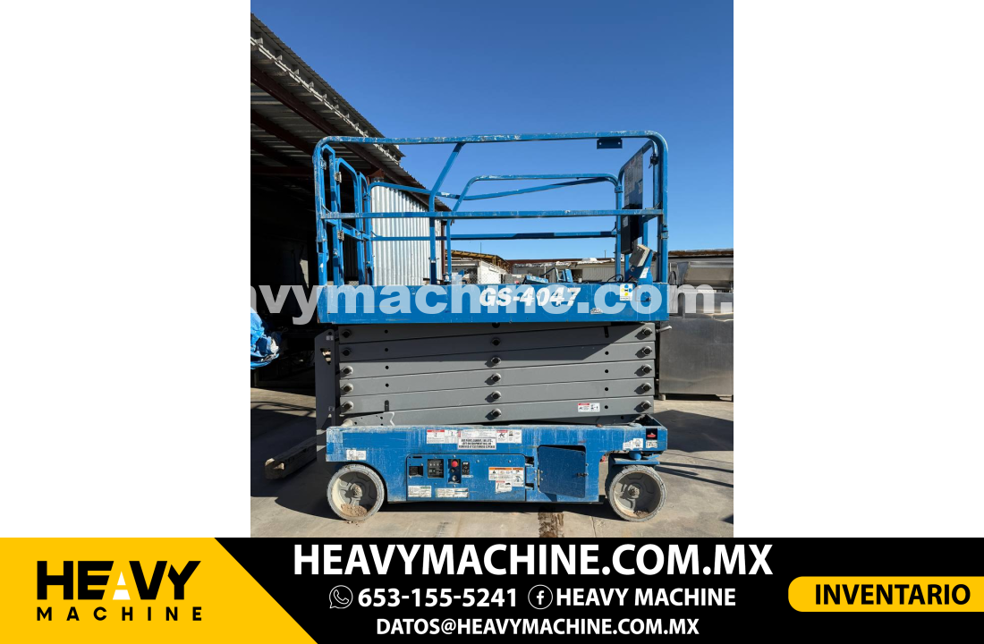 Equipo de elevación Tijera 2020 GENIE GS-4047