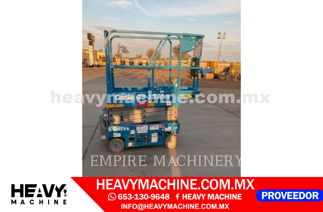 Equipo de elevación Tijera 2021 GENIE GS1330