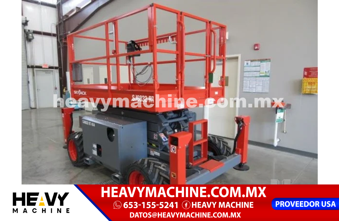 Equipo de elevación Tijera 2025 Skyjack SJ6832 RT