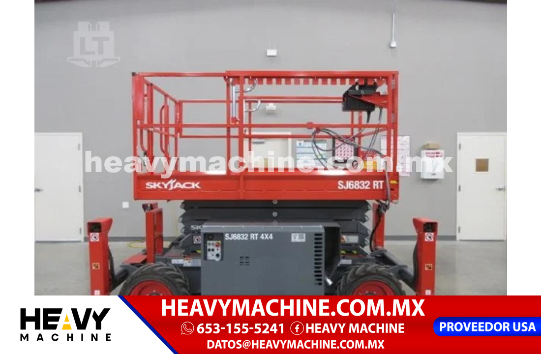 Equipo de elevación Tijera 2025 Skyjack SJ6832 RT