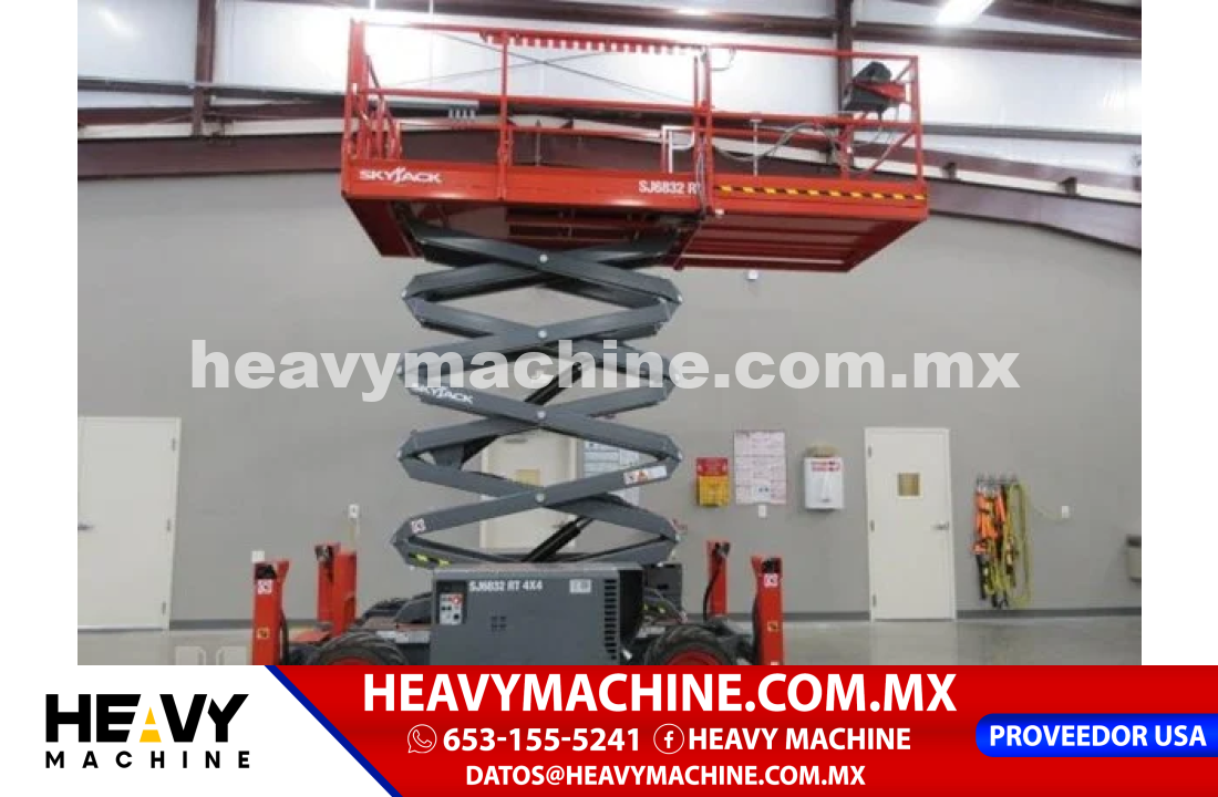 Equipo de elevación Tijera 2025 Skyjack SJ6832 RT