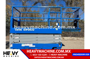 Equipo de elevación Tijera 2015 Genie GS2632