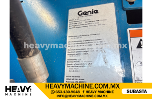 Equipo de elevación Tijera 2007 GENIE S-125