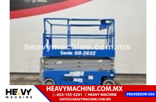Equipo de elevación Tijera 2015 Genie GS2632