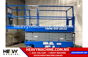 Equipo de elevación Tijera 2015 Genie GS2632