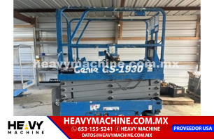 Equipo de elevación Tijera 2016 Genie GS1930