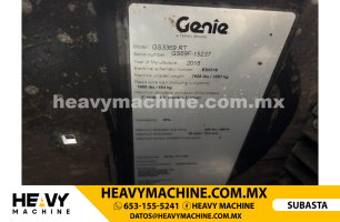 Equipo de elevación Tijera 2018 GENIE