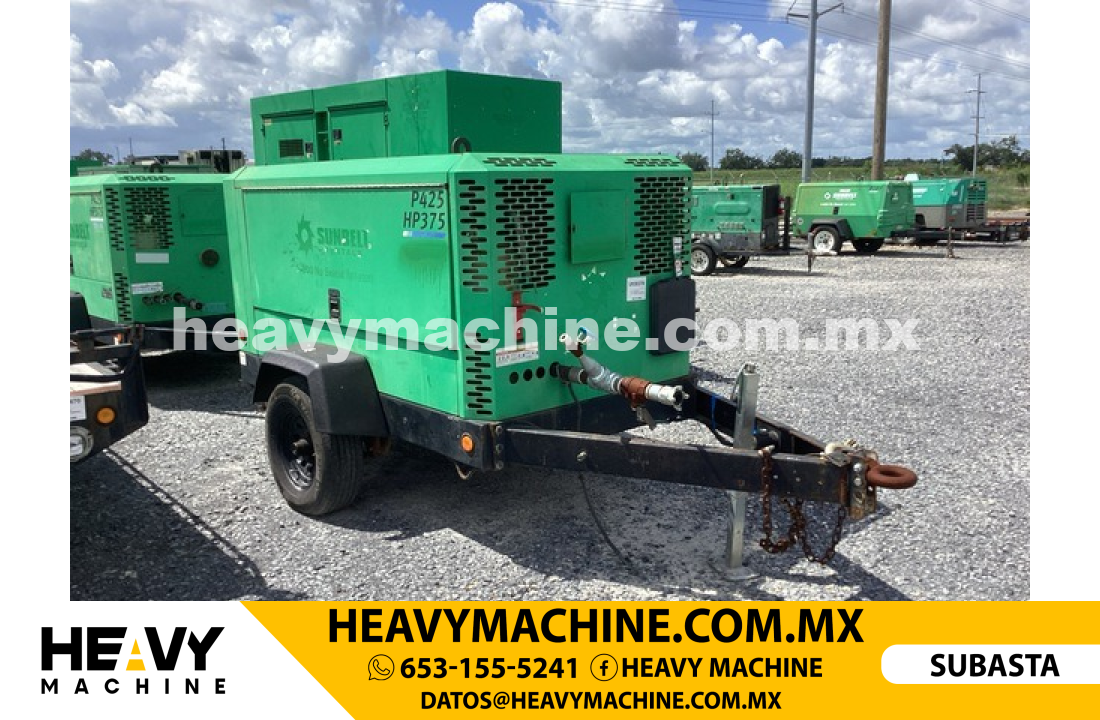 Equipos Ligeros Compresor de aire 2015 Doosan P425-HP375WCU