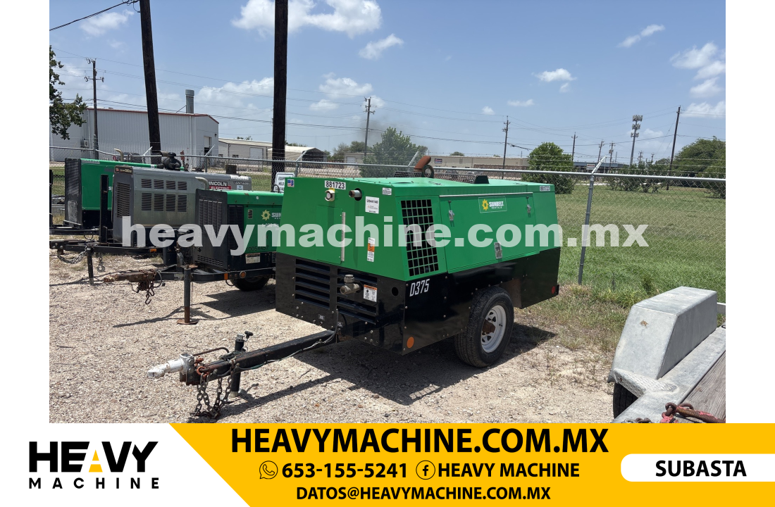 Equipos Ligeros Compresor de aire 2016 Sullivan D375PDCU1SB