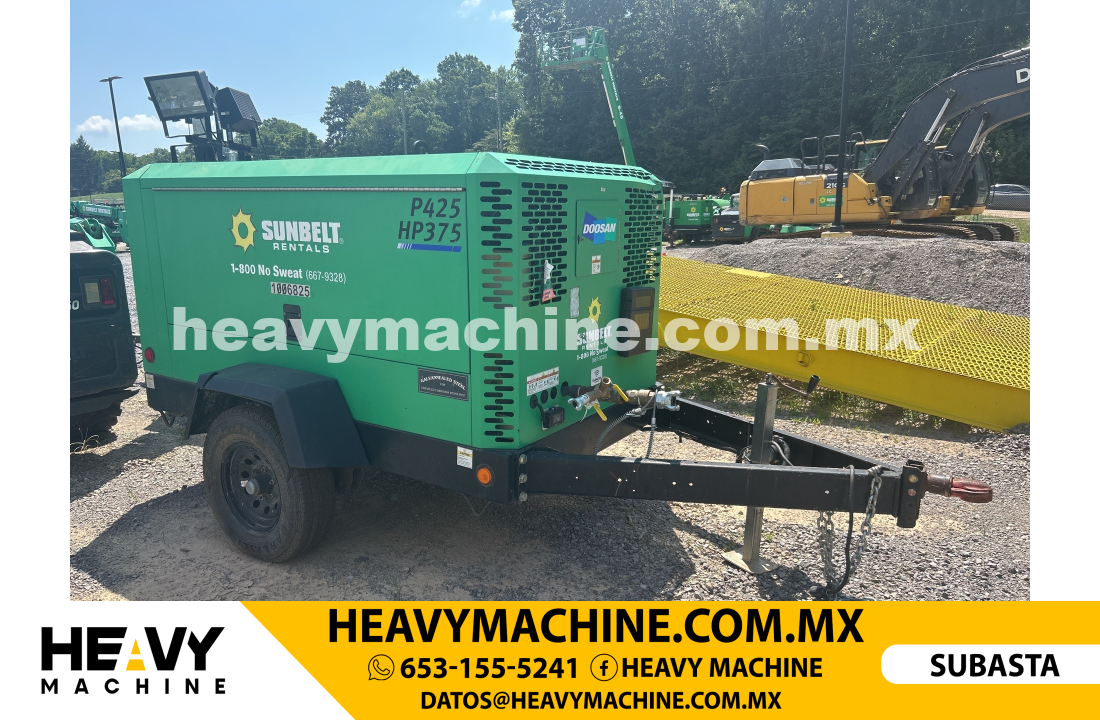 Equipos Ligeros Compresor de aire 2017 Doosan P425-HP375WCU-T4F