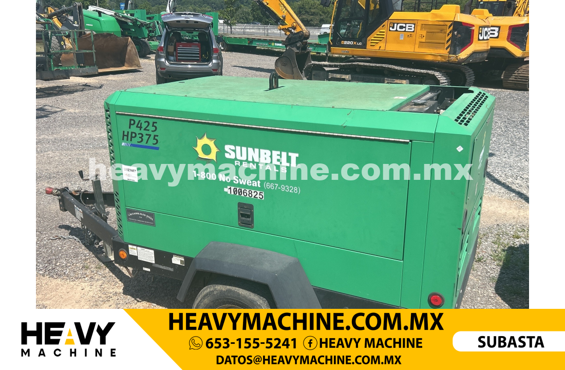 Equipos Ligeros Compresor de aire 2017 Doosan P425-HP375WCU-T4F