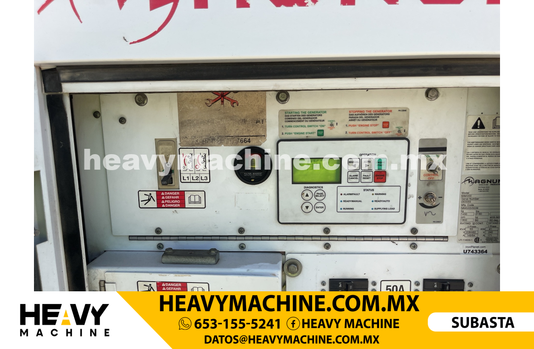 Equipos Ligeros Generador 2006 MAGNUM MMG55