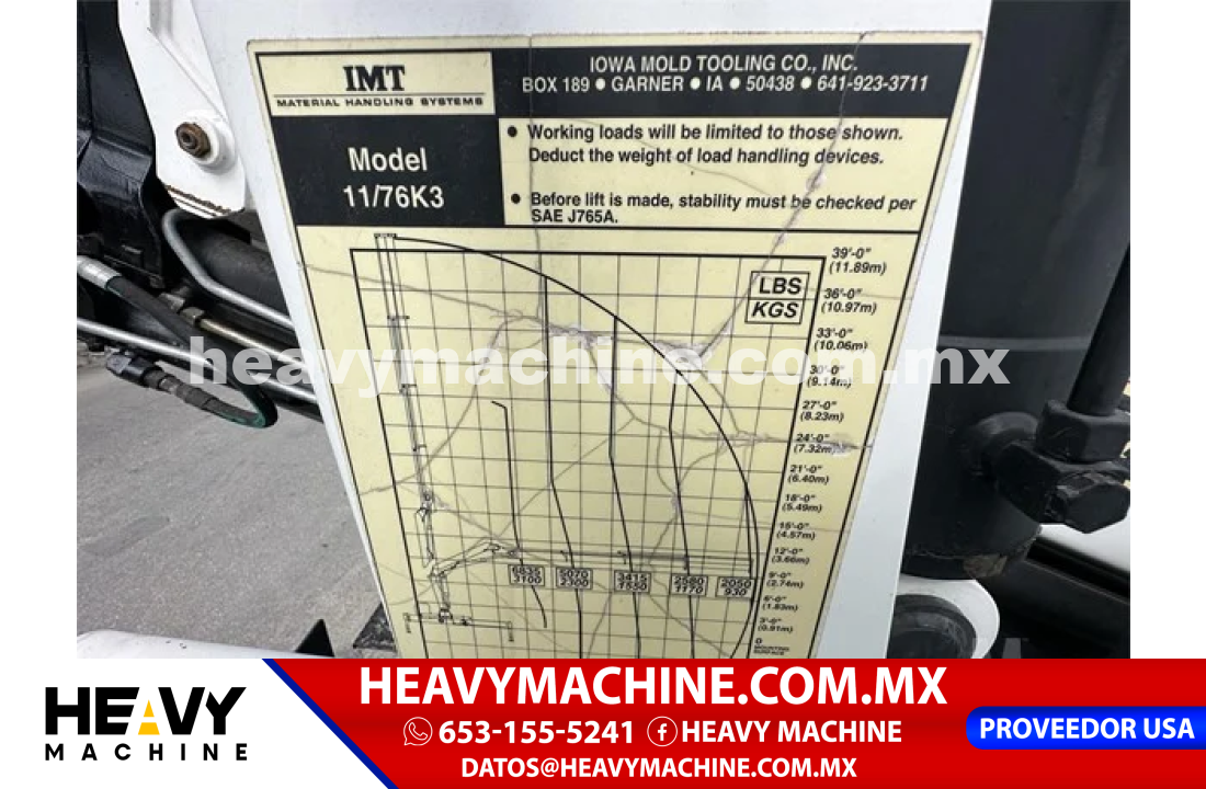 Grúa Articulada 2006 Ford F750 XL SD