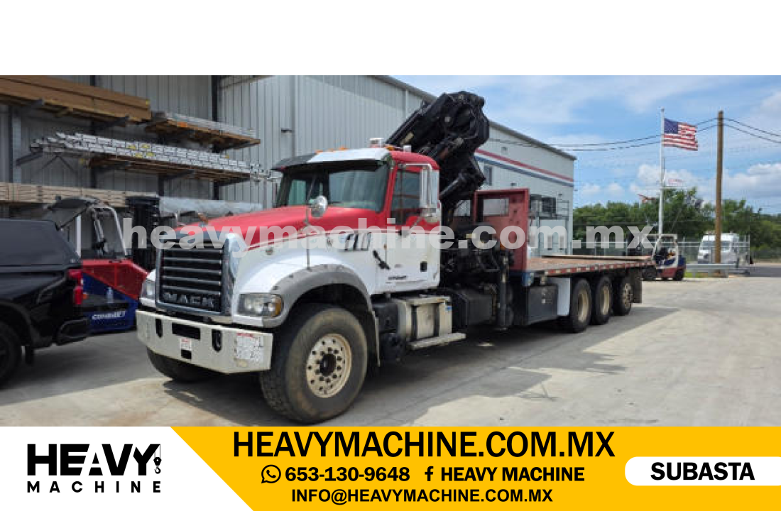 Grúa Articulada 2014 MACK GU713