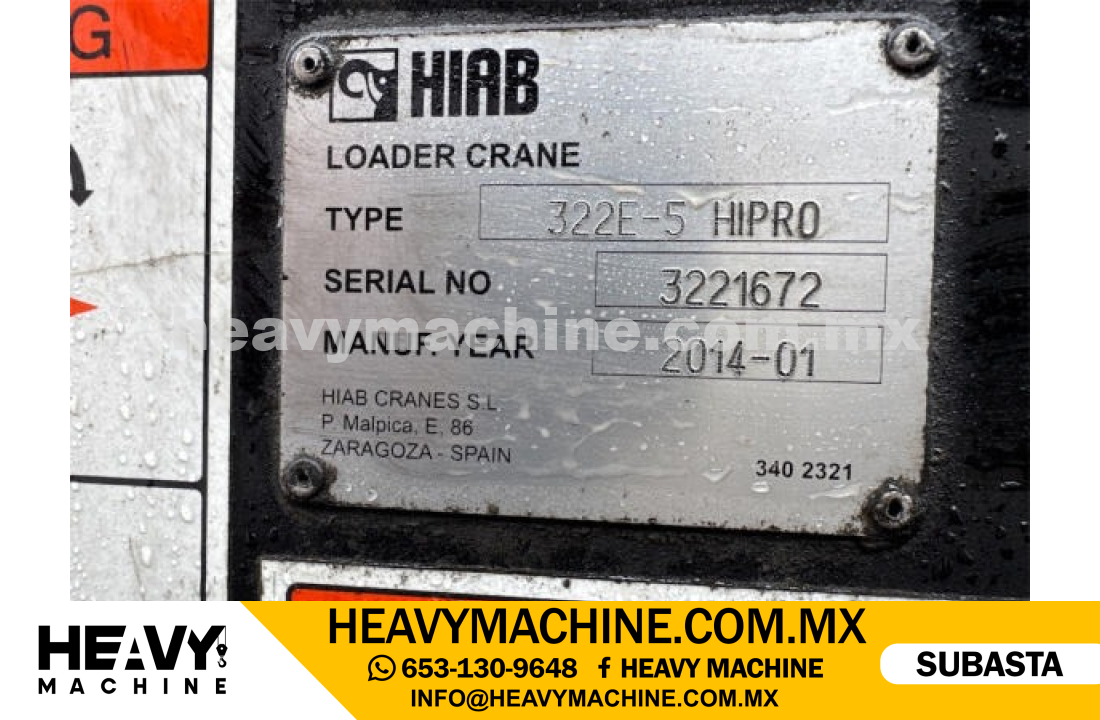 Grúa Articulada 2015 KENWORTH T440