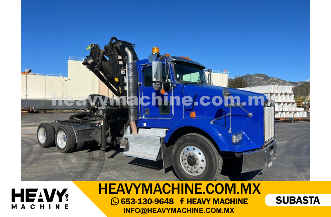 Grúa Articulada 2015 KENWORTH T800 Wide Hood 6x4