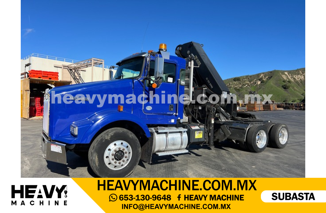 Grúa Articulada 2015 KENWORTH T800 Wide Hood 6x4