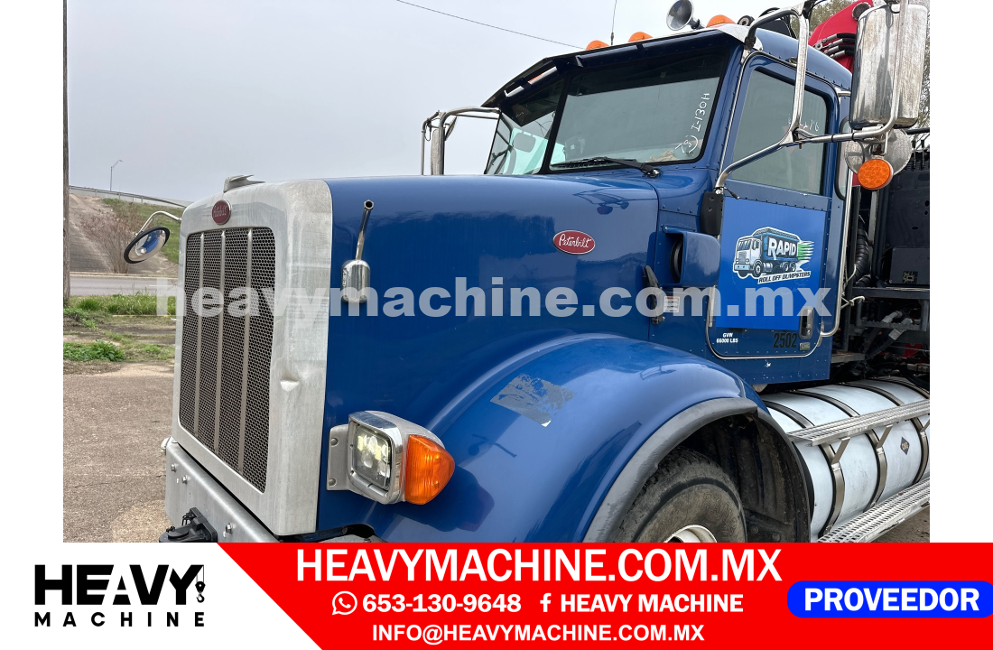Grúa Articulada 2015 PETERBILT 365 CNG 6x4