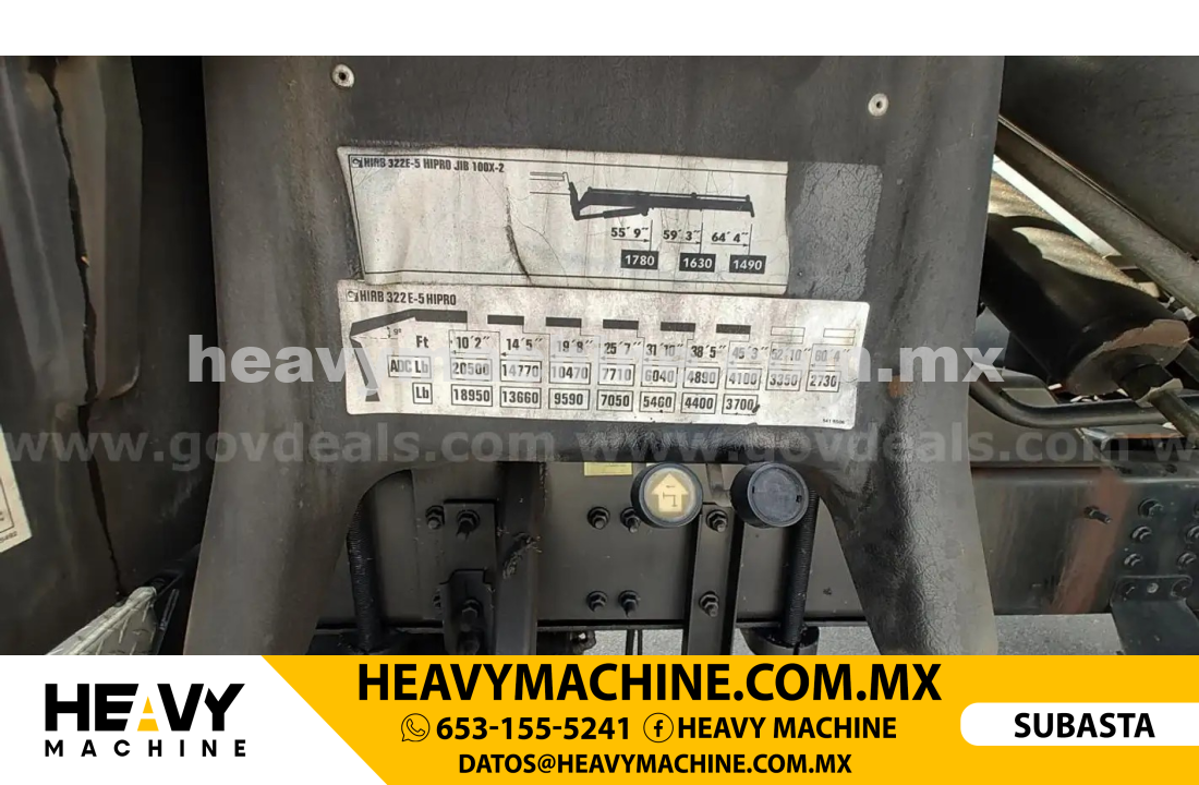 Grúa Articulada 2016 FREIGHTLINER 114SD