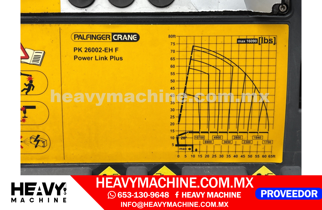 Grúa Articulada 2017 FREIGHTLINER 108SD 8x4