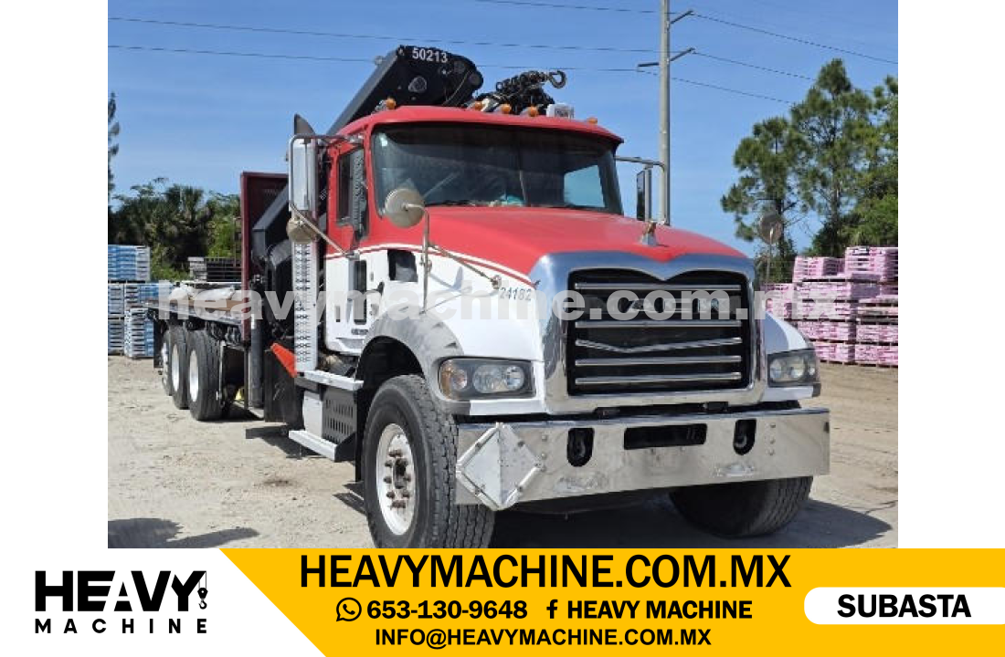 Grúa Articulada 2017 MACK GU713