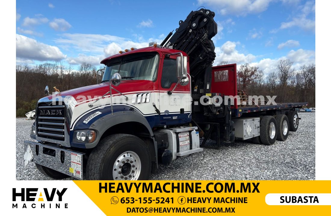 Grúa Articulada 2022 MACK MP7-395C