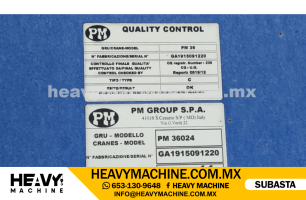 Grúa Articulada 2012 FREIGHTLINER Bussines M2