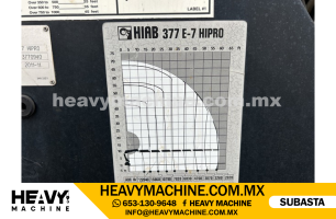 Grúa Articulada 2012 PETERBILT 367