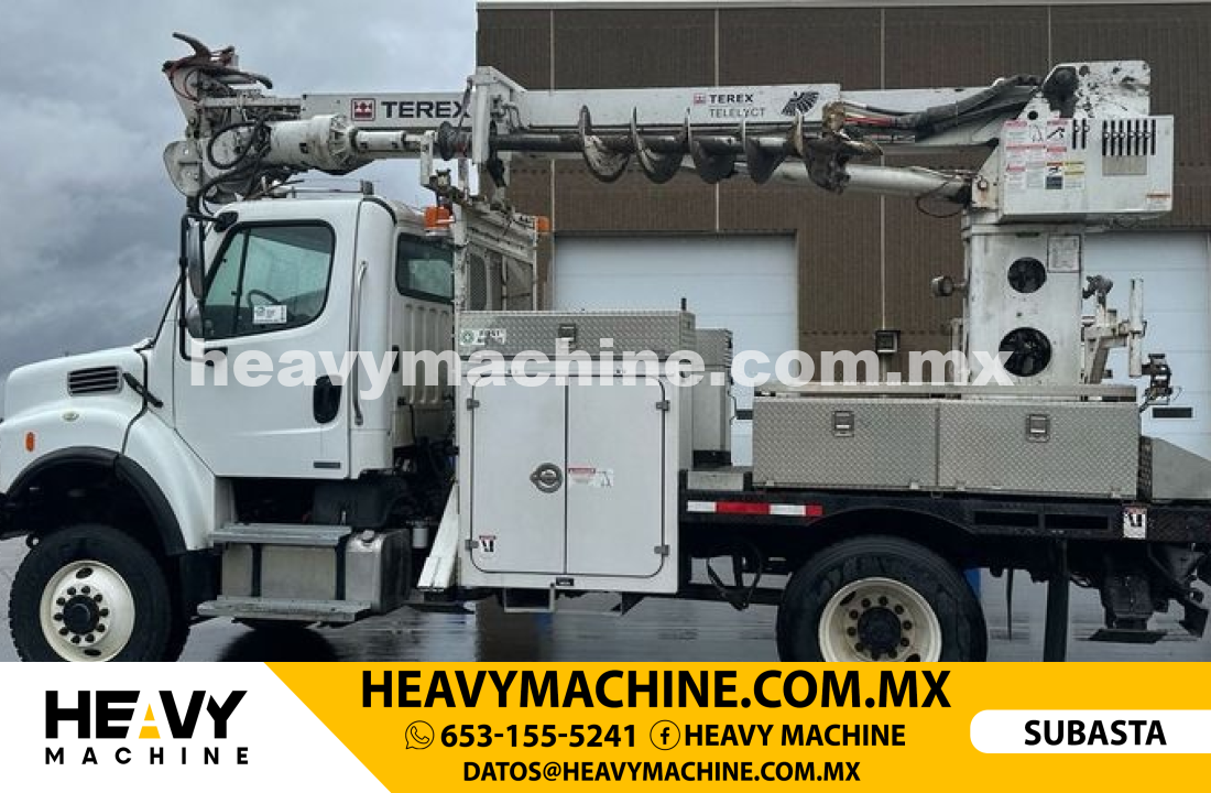 Grúa Broca 2008 Freightliner Business Class M2