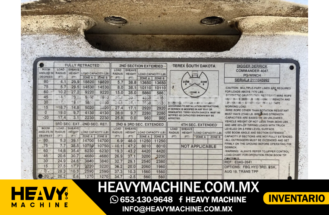 Grúa Broca 2012 INTERNATIONAL 4300