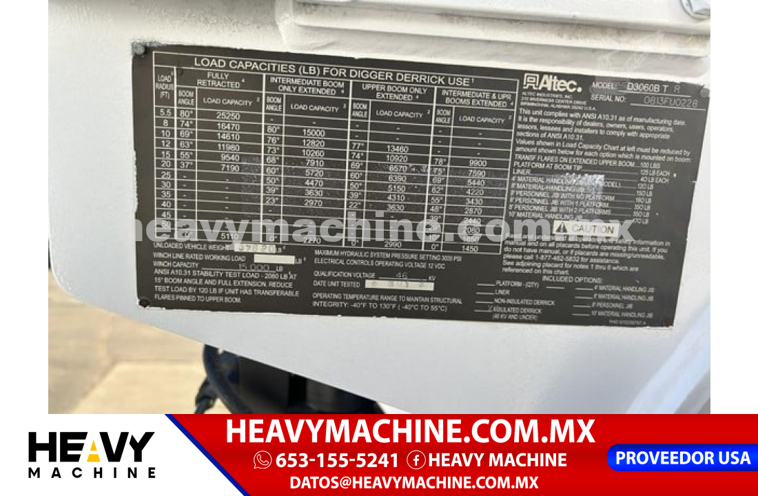 Grúa Broca 2014 INTERNATIONAL WORKSTAR 7400