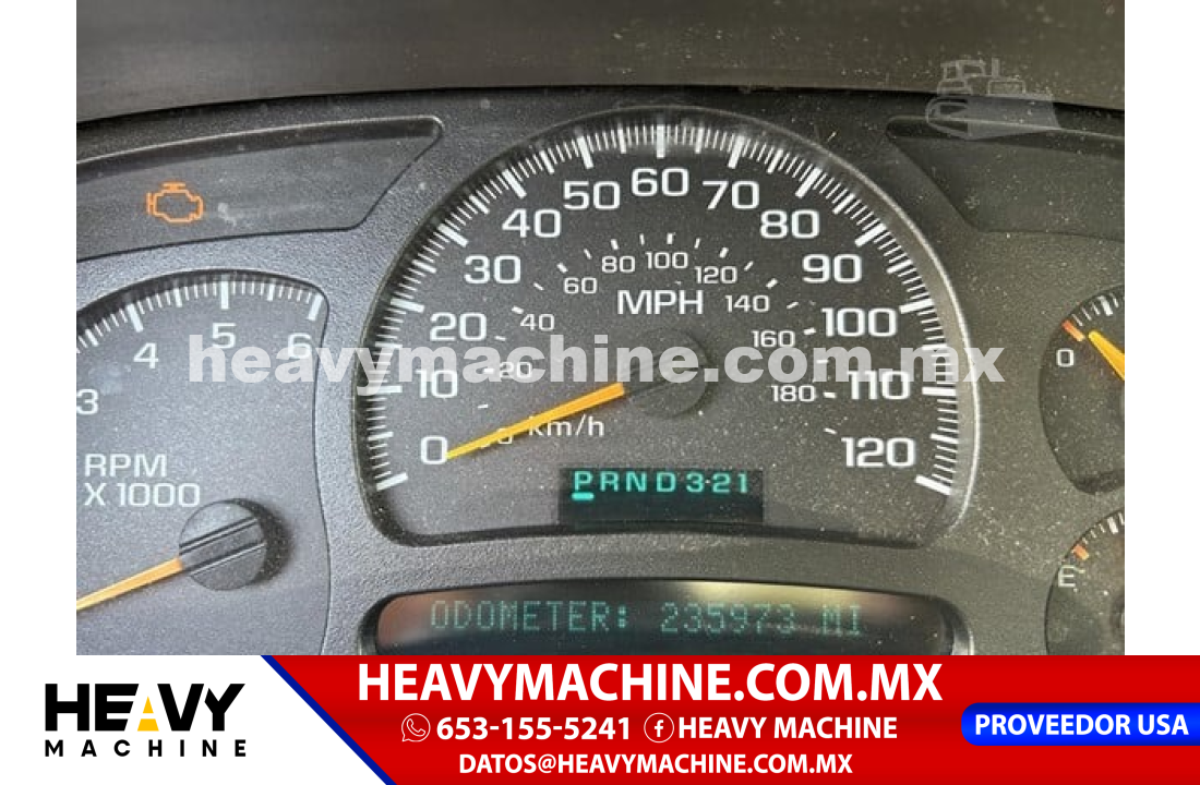 Grúa Canastilla 2005 Chevrolet 3500