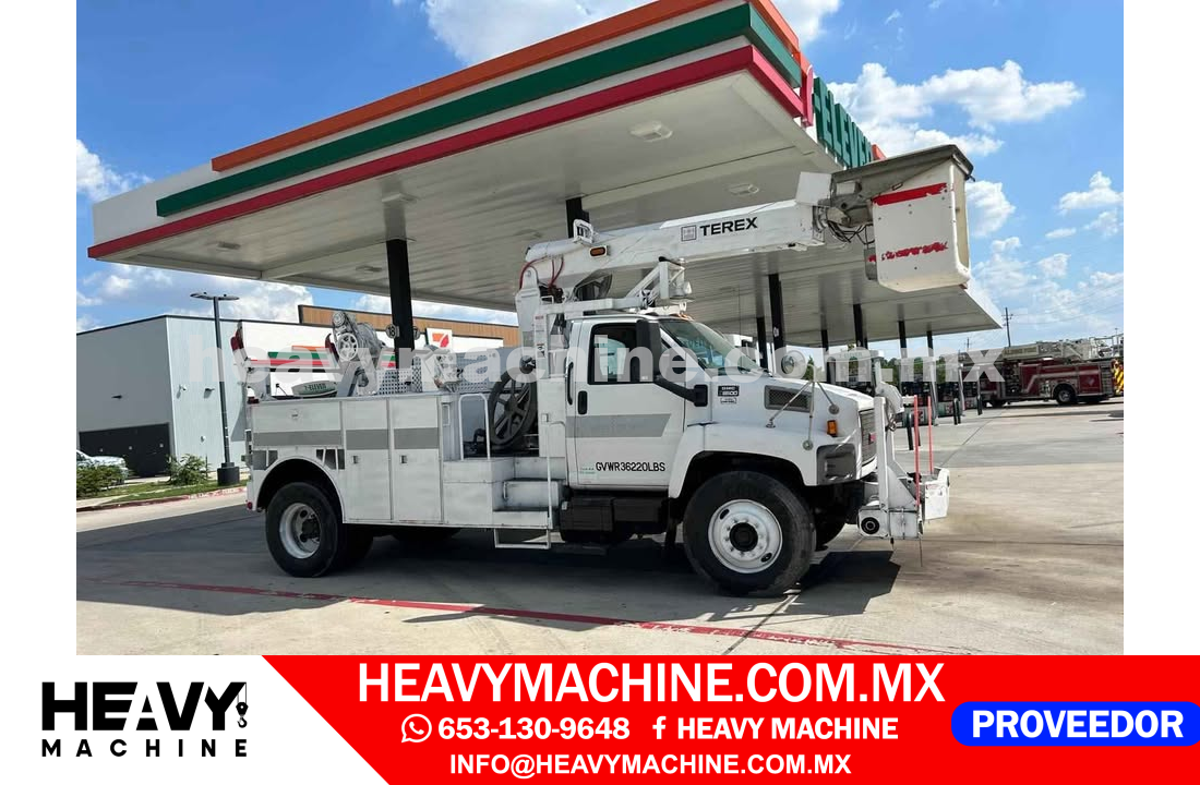 Grúa Canastilla 2008 GMC 8500