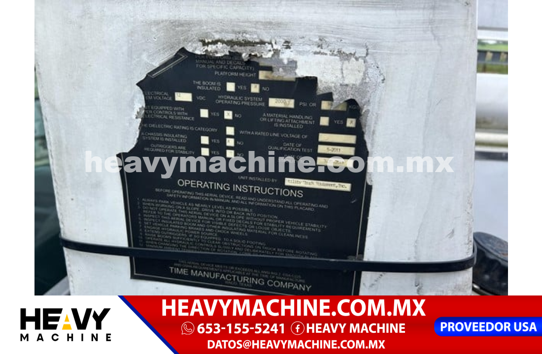 Grúa Canastilla 2011 Ford F350