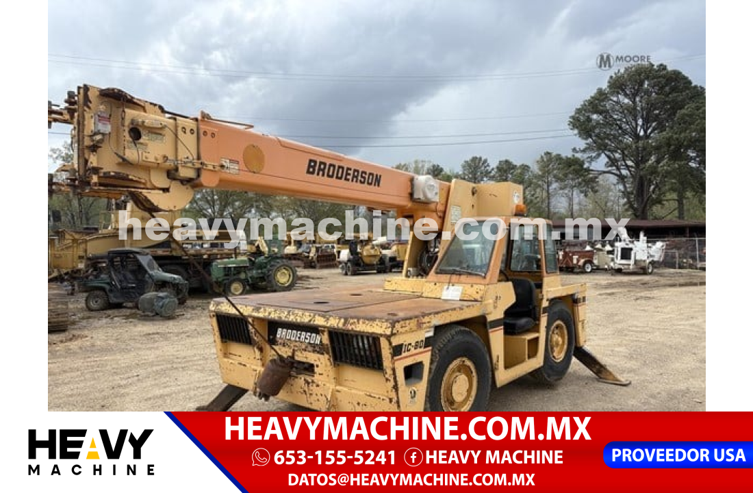 Grúa Pato 2007 BRODERSON IC80-3G