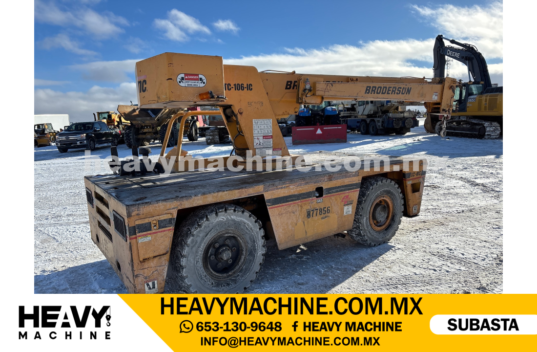 Grúa Pato 2008 BRODERSON IC-80-3G