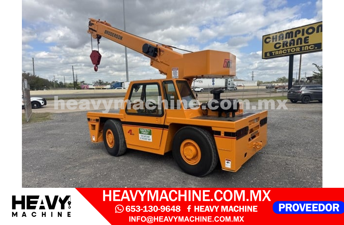 Grúa Pato 2012 BRODERSON IC80-3J
