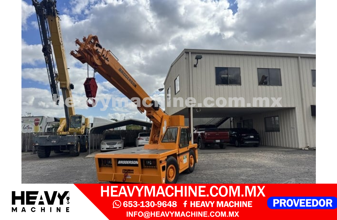 Grúa Pato 2012 BRODERSON IC80-3J