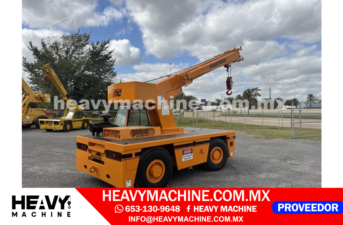 Grúa Pato 2012 BRODERSON IC80-3J