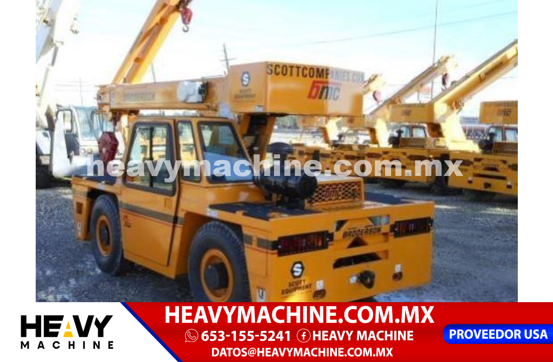 Grúa Pato 2014 BRODERSON IC80-3J