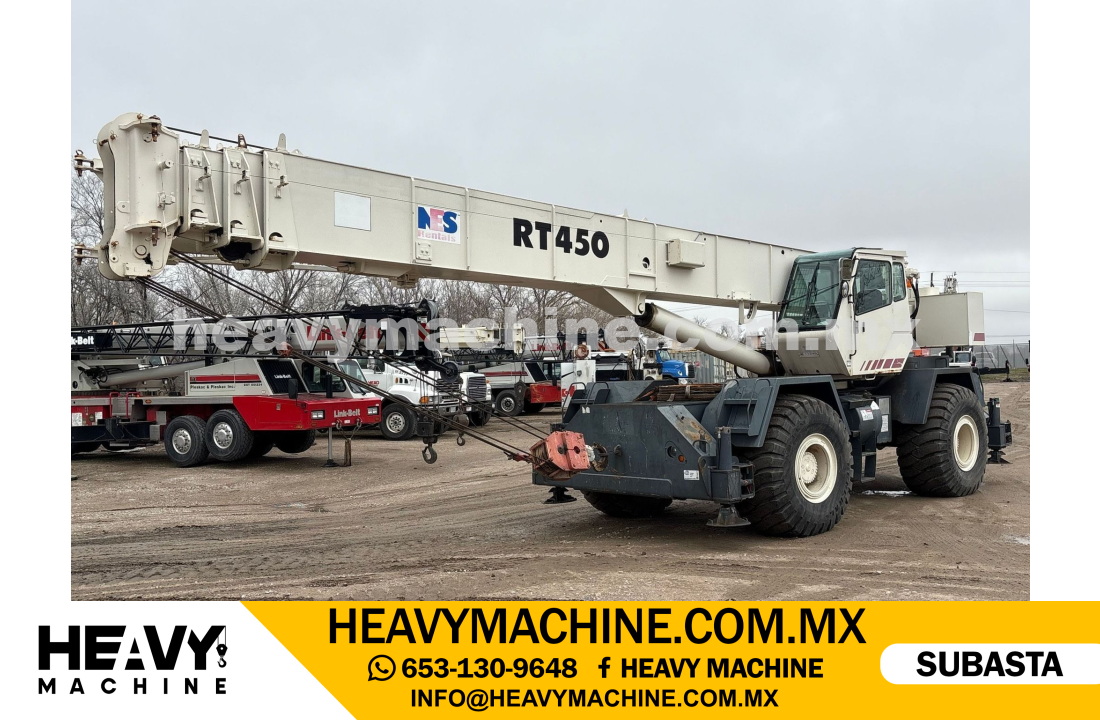 Grúa RT 1999 TEREX RT450