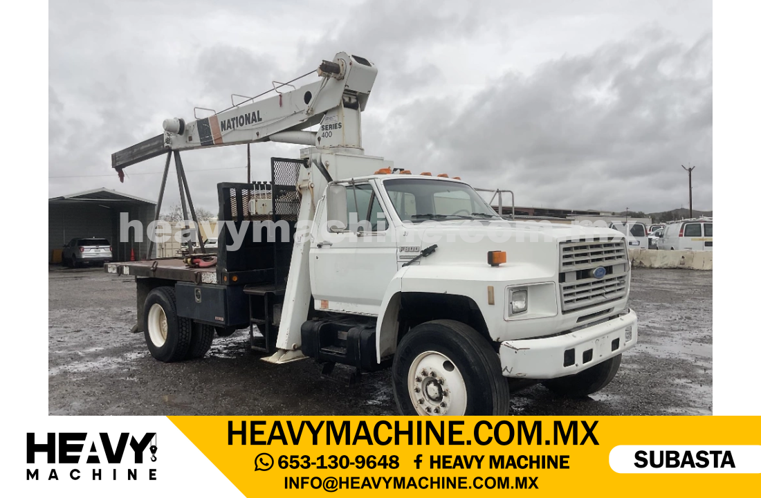 Grúa Titán 1988 FORD F800F