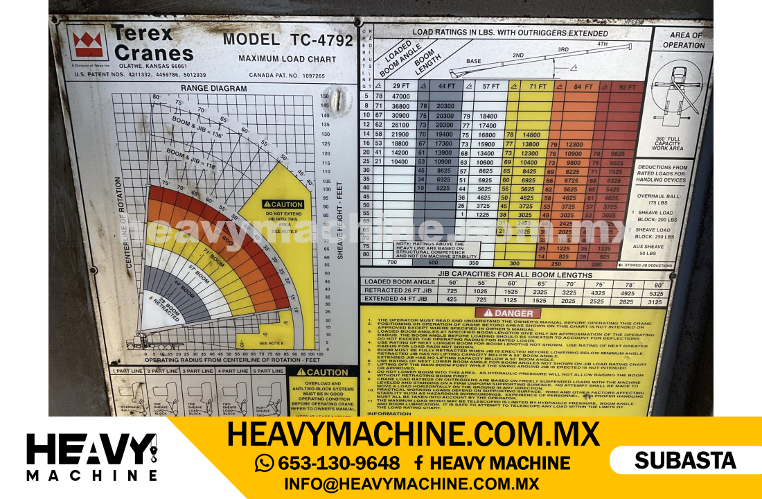 Grúa Titán 1999 STERLING LT8511