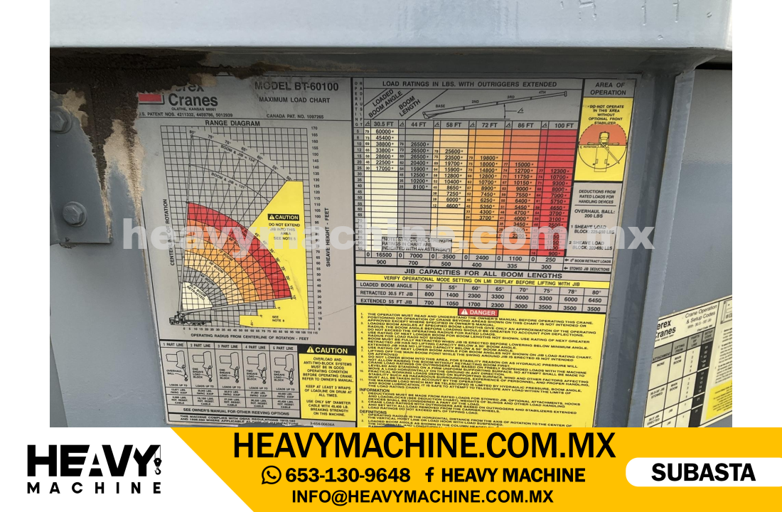 Grúa Titán 2004 PETERBILT 357